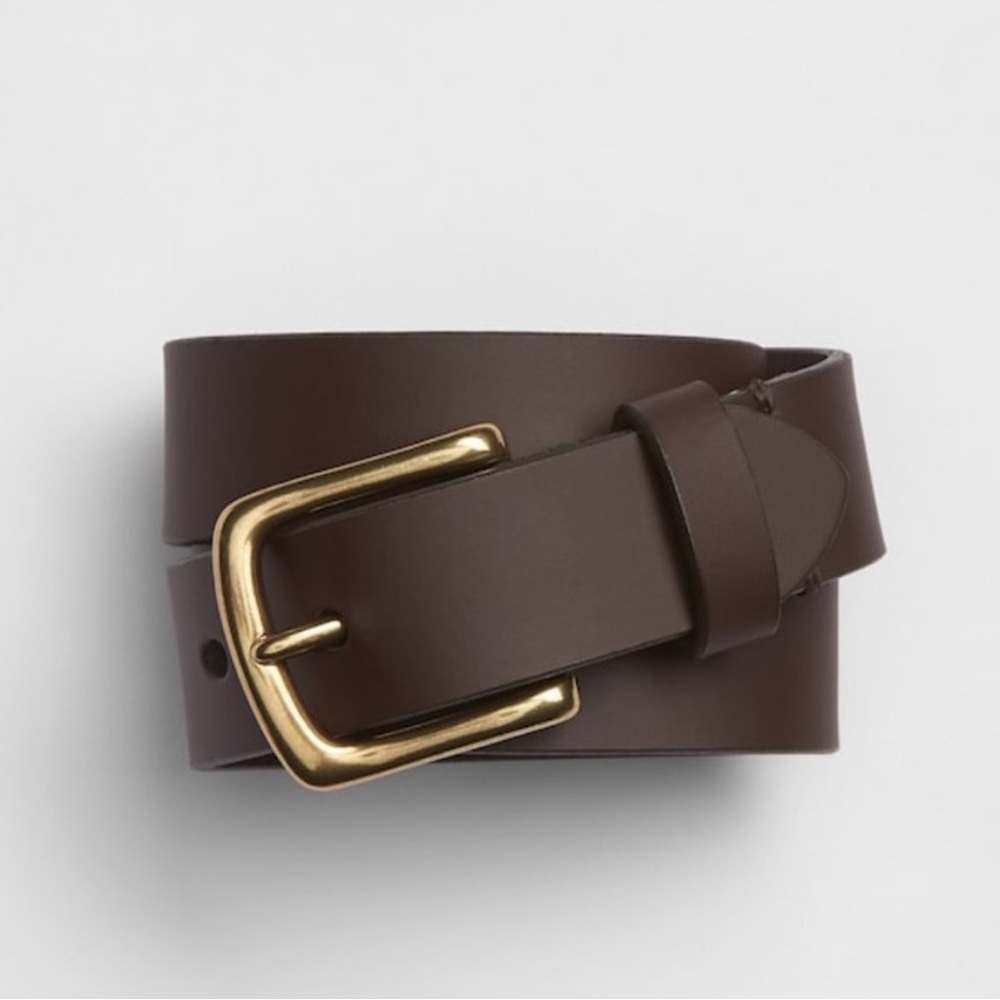 GAP Kids Bonded Leather Belt - Brown